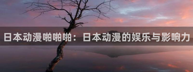 苹果omofun网页版入口：日本动漫啪啪啪：日本动漫的娱乐与影响力